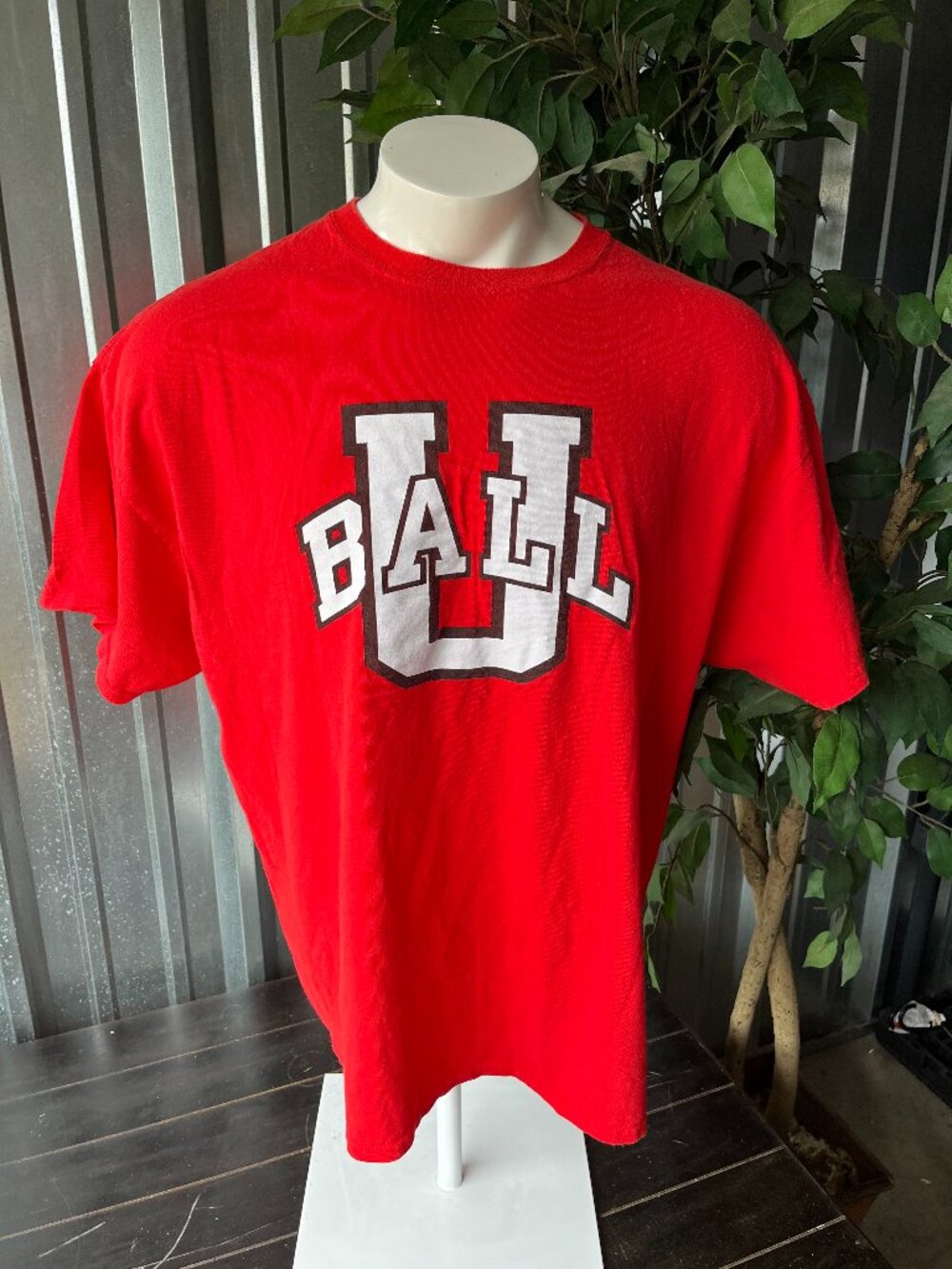 Ball State University "Ball U" T-Shirt - Adult Size 2XL - Gildan - 100% Cotton